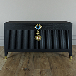 Большой дизайнерский Сундук Elsa Dreams Black варинант исполнения - 1 | Loft Concept в Волгограде