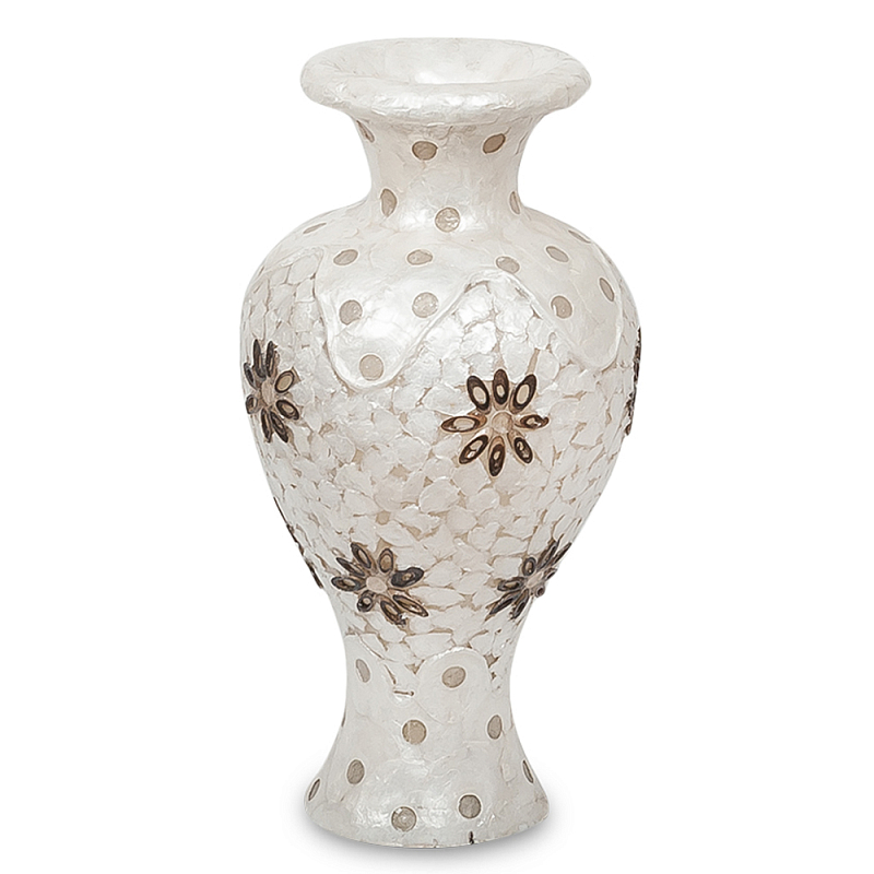 Настольная лампа из перламутра в виде вазы Indonesian Vase Перламутровый Настольная лампа из перламутра в виде вазы Indonesian Vase Перламутровый в Волгограде | Loft Concept