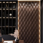 Гипсовая 3D панель с принтографией PM-36 варинант исполнения - 1 | Loft Concept в Волгограде