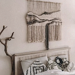 Панно Современный Гобелен ручная работа Туманное Утро варинант исполнения - 3 | Loft Concept в Волгограде