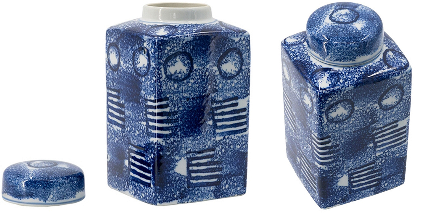 Ваза с крышкой Abstraction Vase square Ваза с крышкой Abstraction Vase square - Loft-Concept в Волгограде