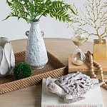 Статуэтка черепаха с ажурным панцирем и детализированной текстурой в белом цвете Marine Accessories варинант исполнения - 6 | Loft Concept в Волгограде