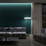 Гипсовая 3D панель с принтографией PM-17 варинант исполнения - 1 | Loft Concept в Волгограде