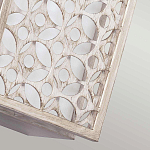 Бра прямоугольное в серебрянном цвете с ажурной решеткой Feiss варинант исполнения - 5 | Loft Concept в Волгограде