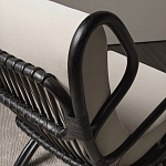 Дизайнерское кресло из ротанга Gio Ponti CONTINUUM D.163.7 BY BONACINA 1889 Armchair варинант исполнения - 4 | Loft Concept в Волгограде