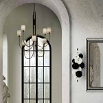 Бра светодиодное из черно-белых дисков Contrast Sample варинант исполнения - 5 | Loft Concept в Волгограде