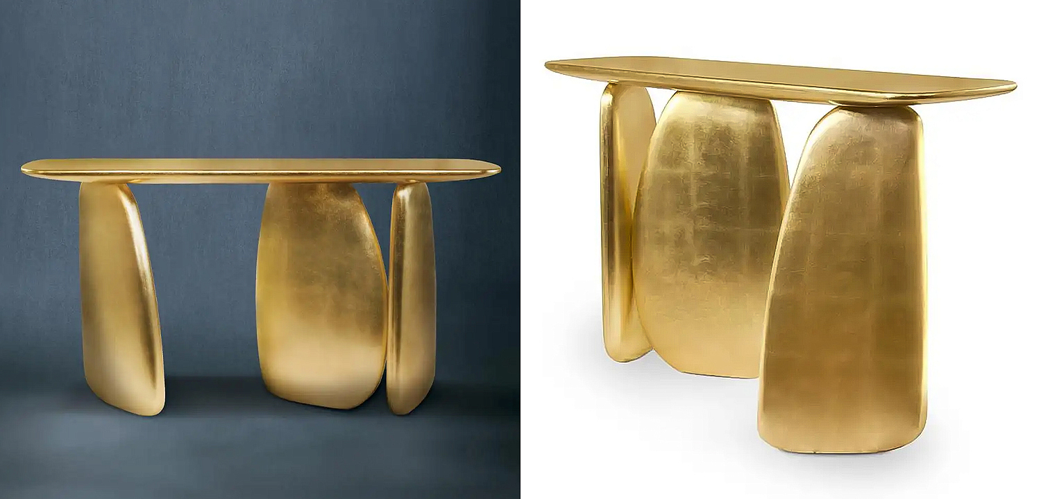 Консоль Design Console Table Gold Консоль Design Console Table Gold - Loft-Concept в Волгограде