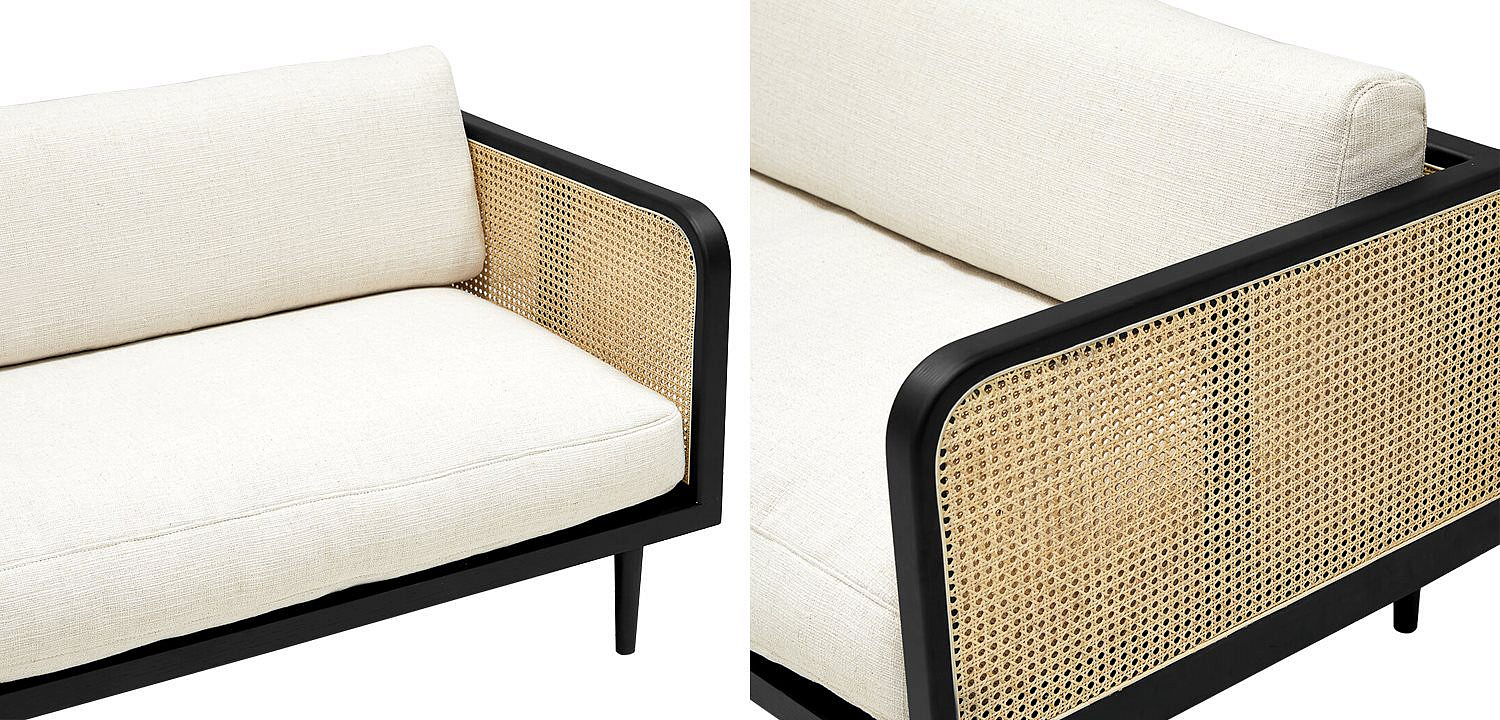 Диван Rattan Decor Sofa and Black Диван Rattan Decor Sofa and Black - Loft-Concept в Волгограде