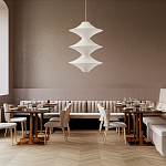 Подвесной вязаный белый светильник «Звезда Востока 03» варинант исполнения - 3 | Loft Concept в Волгограде