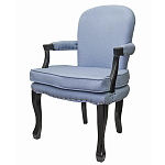 Кресло Aubrey Classical Armchair blue flax варинант исполнения - 3 | Loft Concept в Волгограде