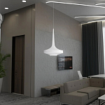 Подвесной вязаный белый светильник «Лампа Марракеша» варинант исполнения - 3 | Loft Concept в Волгограде