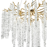 Люстра с декором в виде ветвей с хрустальными подвесками Fairytree Gold Crystal Chandelier 8 варинант исполнения - 3 | Loft Concept в Волгограде