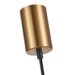 Подвесной светильник со стеклянным плафоном янтарного цвета Prestige варинант исполнения - 5 | Loft Concept в Волгограде