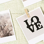 Рамка для фото с подсветкой c деревянными прищепками в комплекте Photo Backlight варинант исполнения - 4 | Loft Concept в Волгограде