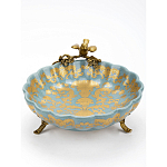 Блюдо фарфоровое Птица на ветке Flora варинант исполнения - 3 | Loft Concept в Волгограде