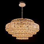 Люстра хрустальная в неоклассическом стиле на золотистом каркасе Majesty варинант исполнения - 7 | Loft Concept в Волгограде