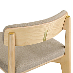 Барный стул из массива ясеня Elegant Ash Shape варинант исполнения - 1 | Loft Concept в Волгограде