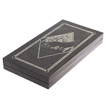 Подарочные нарды из натурального камня с гравировкой Backgammon from Stone варинант исполнения - 8 | Loft Concept в Волгограде
