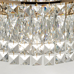 Потолочный светильник круглый с прозрачными подвесками Lunet варинант исполнения - 8 | Loft Concept в Волгограде