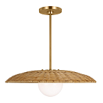 Люстра круглая из ротанга Long Lasting Chandelier варинант исполнения - 1 | Loft Concept в Волгограде