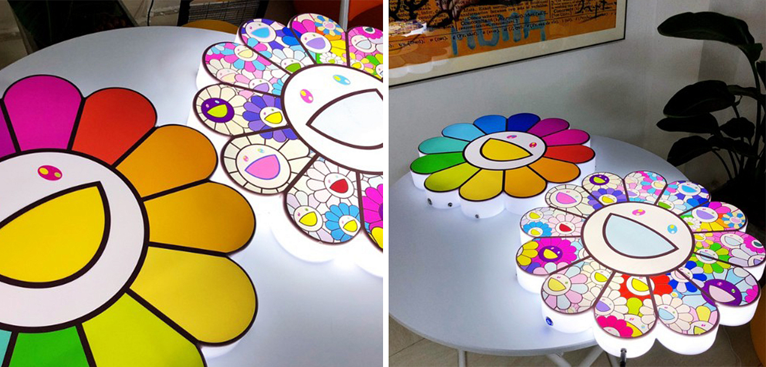 Светильник разноцветный подсолнух Takashi Murakami 2 Светильник разноцветный подсолнух Takashi Murakami 2 - Loft-Concept в Волгограде