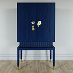 Кабинетный шкаф Elsa Dreams Blue с 2-мя ящиками варинант исполнения - 5 | Loft Concept в Волгограде