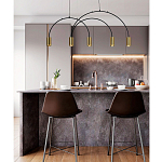 Линейный светильник с дугообразным каркасом Daviau Linear Arch Light 5 варинант исполнения - 2 | Loft Concept в Волгограде