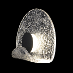 Бра из текстурированного прозрачного стекла с изогнутым краем Textured Glass  варинант исполнения - 1 | Loft Concept в Волгограде