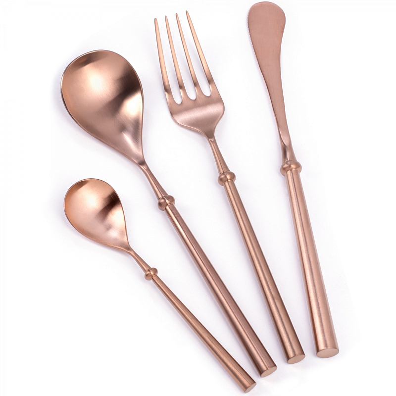 Столовые приборы Ring Handle Copper Медь Столовые приборы Ring Handle Copper Медь в Волгограде | Loft Concept
