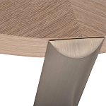 Столик журнальный с низкой круглой столешницей Wood Grain варинант исполнения - 2 | Loft Concept в Волгограде