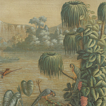 Обои ручная роспись Le Brésil Brume варинант исполнения - 1 | Loft Concept в Волгограде