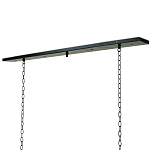 Люстра прямоугольная с 4-мя прозрачными цилиндрическими плафонами  Stamped Cylinders варинант исполнения - 2 | Loft Concept в Волгограде