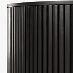 Черный приставной стол с местом для хранения Smart Textured Table варинант исполнения - 3 | Loft Concept в Волгограде