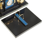 Настольный письменный набор из лазурита с декором в виде льва Golden Lion варинант исполнения - 3 | Loft Concept в Волгограде