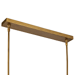 Люстра линейная полукруглой формы Wooden Horseshoe варинант исполнения - 5 | Loft Concept в Волгограде