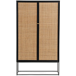 Шкаф с 2-мя дверцами из ротанга ручной работы Fuse Wicker Furniture варинант исполнения - 2 | Loft Concept в Волгограде