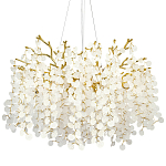 Люстра с круглыми хрустальными подвесками Fairytree Gold Crystal Branches Chandelier 10 варинант исполнения - 1 | Loft Concept в Волгограде
