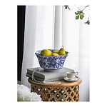 Чаша белая с синим цветочным узором Chino Dishes варинант исполнения - 2 | Loft Concept в Волгограде