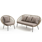 Садовое кресло Аcapulco Grey Chair варинант исполнения - 6 | Loft Concept в Волгограде