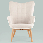 Белое кресло на ножках из массива CORDELIA варинант исполнения - 3 | Loft Concept в Волгограде