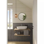 Зеркало круглое с асимметрией Light Reflection варинант исполнения - 2 | Loft Concept в Волгограде