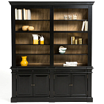 Витрина из массива сосны Sterling Showcase Black варинант исполнения - 2 | Loft Concept в Волгограде