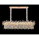 Люстра с декоративными элементами в виде крупных хрустальных цветов Palace Gardens варинант исполнения - 4 | Loft Concept в Волгограде