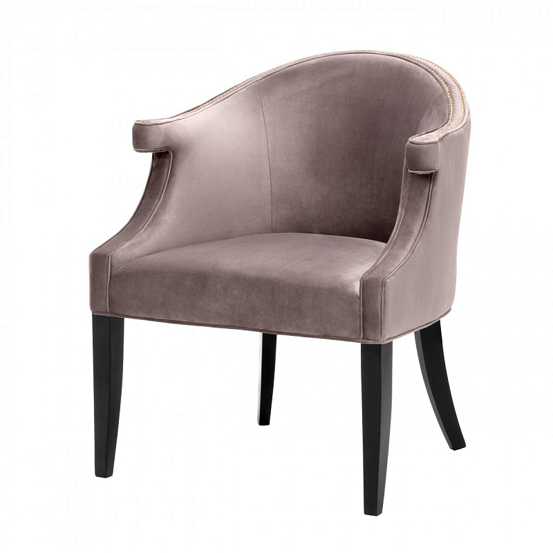 Кресло Eichholtz Chair Margaux taupe Черный Дымчатая Роза Кресло Eichholtz Chair Margaux taupe Черный Дымчатая Роза в Волгограде | Loft Concept