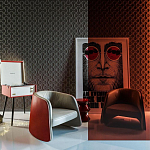 Гипсовая 3D Панель M-18 варинант исполнения - 1 | Loft Concept в Волгограде