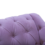 Кушетка фиолетовая с мягкой обивкой из велюра Michael Couch варинант исполнения - 4 | Loft Concept в Волгограде