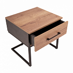 Тумба прикроватная с ящиком в стиле лофт Urban Style Space варинант исполнения - 2 | Loft Concept в Волгограде