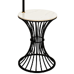 Торшер с абажуром и приставным столом Fazio Lighting and Furniture Floor Lamp варинант исполнения - 2 | Loft Concept в Волгограде