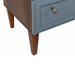 Комод серый из массива бука с 3-мя ящиками Wenge Light варинант исполнения - 4 | Loft Concept в Волгограде