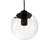 Подвесной светильник Selene Glass Ball Ceiling Lights Black  40 cm варинант исполнения - 3 | Loft Concept в Волгограде
